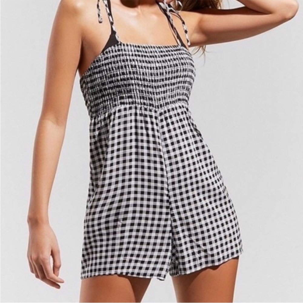 Urban Outfitters Out From Under Black White Romper